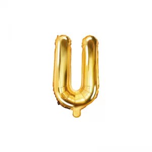 Balon litera U Auriu