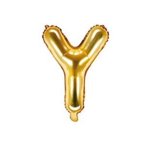 Balon litera Y Auriu